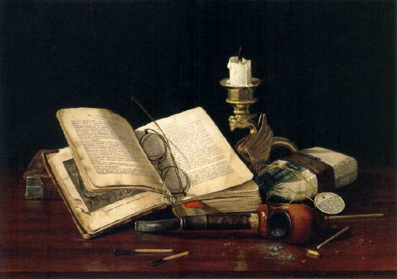 Hirst, Claude Raguet An Interesting Book oil painting image